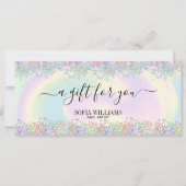 hedendaagse holografische feestdag met girale midd (Voorkant)