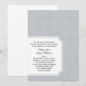 {hedendaagse huwelijksuitnodiging} kaart (Voorkant / Achterkant)