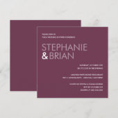 Hedendaagse jachtweduwenwedstrijden (plum) kaart (Voorkant / Achterkant)