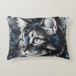 Hedendaagse kat accent kussen