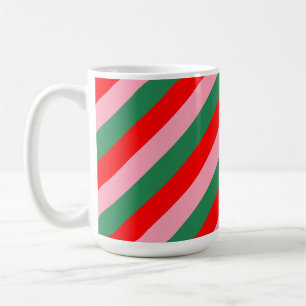 Hedendaagse Kerst Candy Strepen Koffiemok