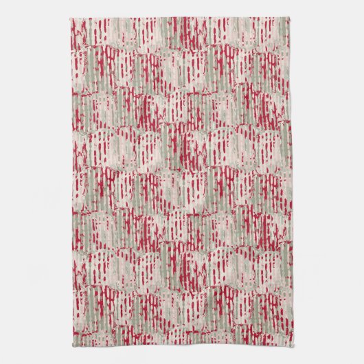 Hedendaagse kerst decor theedoek (Verticaal)