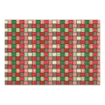 Hedendaagse kerst en quilt thema