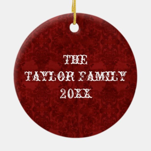 Hedendaagse kerst Poinsettia Ornament (Achterkant)