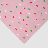 Hedendaagse kerst Polka Dots Tissuepapier (Detail)