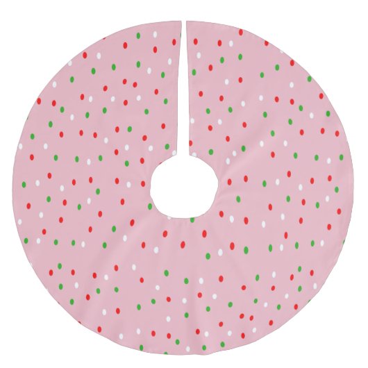 Hedendaagse Kerst Polka Stippen Kerstboom Rok (Voorkant)