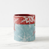 Hedendaagse kerst rendier Noel Coffee Cup Tweekleurige Koffiemok (Center)