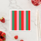 Hedendaagse Kerst Strepen Servet (Insitu)