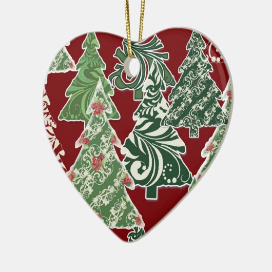 Hedendaagse kerstbomen Ornament (Links)