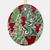 Hedendaagse kerstbomen Ornament (Links)