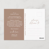 Hedendaagse kerstgroet, familiefoto briefkaart (Achterkant)