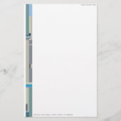 Hedendaagse kleur veld  Briefpapier (Voorkant)