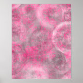 Hedendaagse kleurrijke Abstracte getextureerde cir Poster (Voorkant)