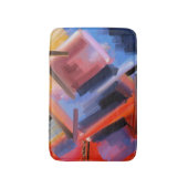 Hedendaagse kleurrijke Abstracte kunst Badmat (Voorkant Verticaal)