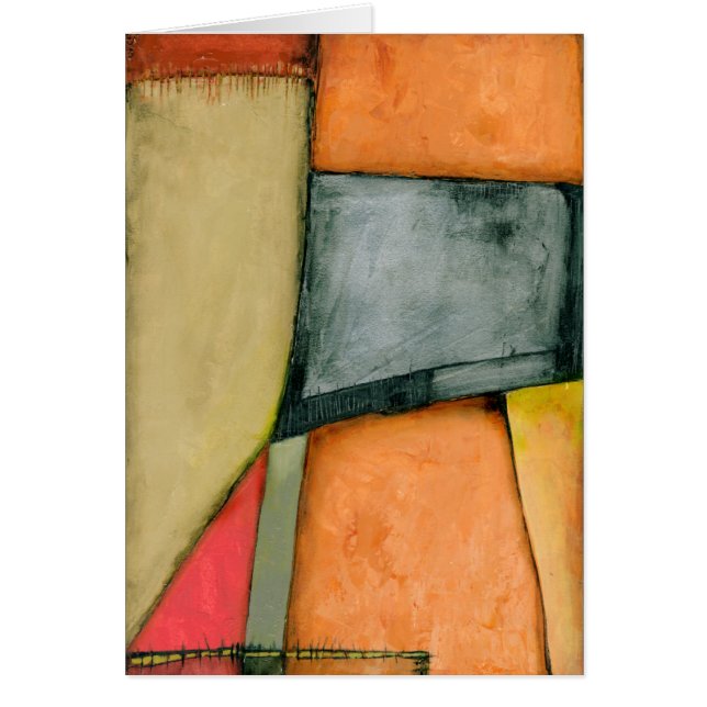 hedendaagse kleurrijke geometrische vormen (Voorkant)