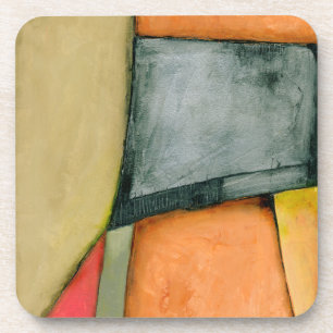 hedendaagse kleurrijke geometrische vormen bier onderzetter