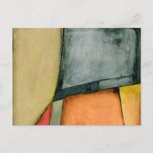 hedendaagse kleurrijke geometrische vormen briefkaart (Voorkant)