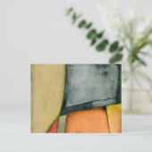 hedendaagse kleurrijke geometrische vormen briefkaart (Staand voorkant)