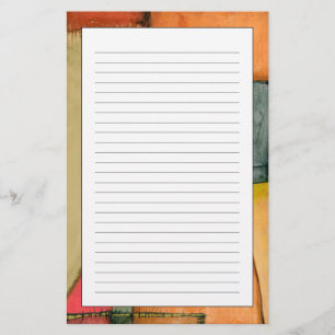 hedendaagse kleurrijke geometrische vormen briefpapier