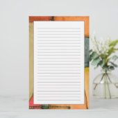 hedendaagse kleurrijke geometrische vormen briefpapier (Staand voorkant)