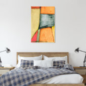 hedendaagse kleurrijke geometrische vormen canvas afdruk (Insitu (Slaapkamer))
