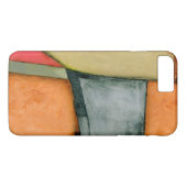 hedendaagse kleurrijke geometrische vormen Case-Mate iPhone case (Achterkant (Horizontaal))