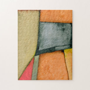 hedendaagse kleurrijke geometrische vormen legpuzzel