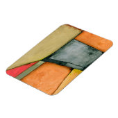 hedendaagse kleurrijke geometrische vormen magneet (Linkerzijde)