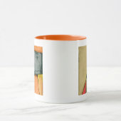 hedendaagse kleurrijke geometrische vormen mok (Midden)