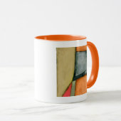hedendaagse kleurrijke geometrische vormen mok (Voorkant rechts)