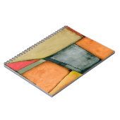 hedendaagse kleurrijke geometrische vormen notitieboek (Linkerzijde)