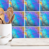 Hedendaagse kleurrijke marmeren steen tegeltje