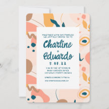 Hedendaagse Kleurrijke Pastel ModernWedding