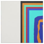 Hedendaagse Kleurrijke Vis Stof (Swatch)