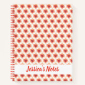 Hedendaagse koraalbloemnaam notitieboek (Voorkant)