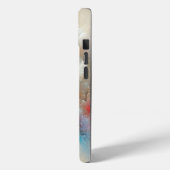 Hedendaagse kosmos abstract ontwerp Case-Mate iPhone case (Achterkant / Links)