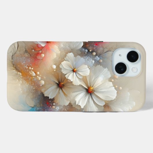 Hedendaagse kosmos abstract ontwerp Case-Mate iPhone case (Achterkant (horizontaal))