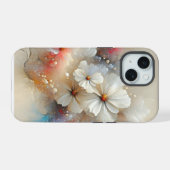 Hedendaagse kosmos abstract ontwerp iPhone 15 case (Achterkant horizontaal)