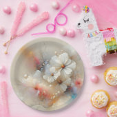 Hedendaagse kosmos abstract ontwerp papieren bordje (Feest)