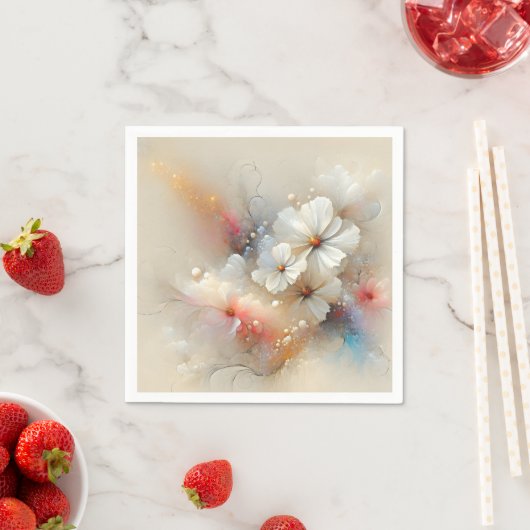 Hedendaagse kosmos abstract ontwerp servet (Insitu)