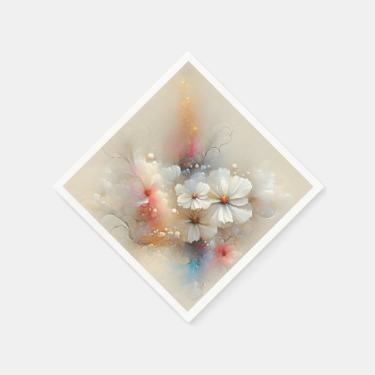 Hedendaagse kosmos abstract ontwerp servet (Hoek)