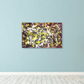 hedendaagse kunst canvas afdruk (Insitu (Houten vloer))