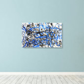 hedendaagse kunst canvas afdruk (Insitu (Houten vloer))