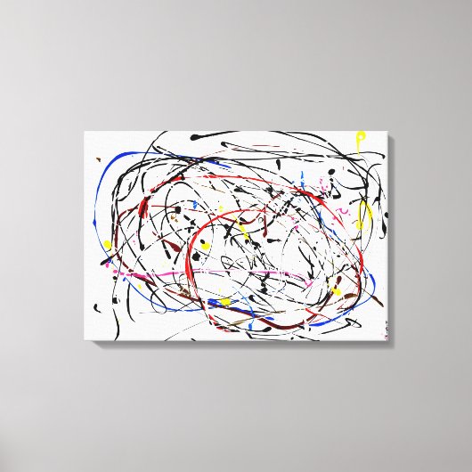 hedendaagse kunst canvas afdruk (Voorkant)