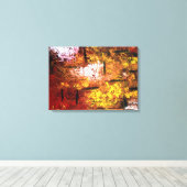 hedendaagse kunst canvas afdruk (Insitu (Houten vloer))