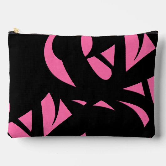 Hedendaagse Kunst Heet Roze / Zwart Etui (Voorkant)
