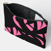 Hedendaagse Kunst Heet Roze / Zwart Etui (Open)