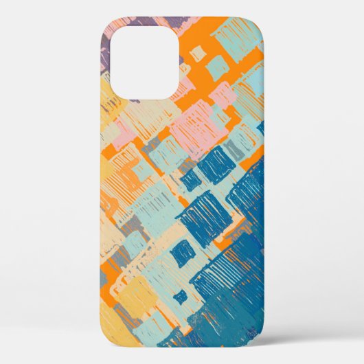 hedendaagse kunst. Kleurrijke textuur. Moderne ill Case-Mate iPhone Case (Achterkant)
