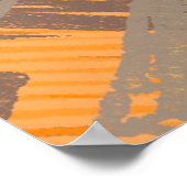 hedendaagse kunst. Kleurrijke textuur. Moderne ill Poster (Hoek)