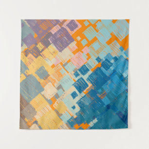 hedendaagse kunst. Kleurrijke textuur. Moderne ill Wandkleed
